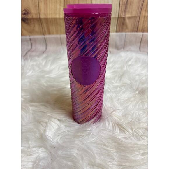 Starbucks 16 oz Tumbler Twist Iridescent Pink NEW - Picture 1 of 7
